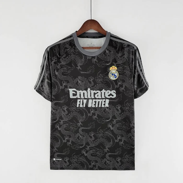 Maillot Real Madrid saison 2023-2024 édition spéciale dragon noir